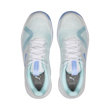 Puma Indoor Shoes Accelerate Turbo Nitro II #22 white/light blue Women